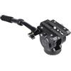 Generico Compatibile con Manfrotto 501PL Monopiede Treppiede Testa fluida video CNC Carico 15 kg Smorzamento idraulico
