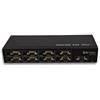 Techly NP 100419 Matrix SVGA 4 in 4 out Full HD 1080p con Audio Nero