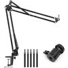 SHEHUALI Webcam, Desktop Microfono Stand Regolabile Braccio a sospensione Stabilizzatore Stabilizzatore Supporto for webcam for fotocamera Web C922 C930e C930 C920