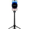 Pzuryhg Cavalletto Telefono Per Selfie | Treppiede Autoscatto Estensibile Da Viaggio | Con Telecomando Wireless, Rotazione A 360°, Supporto Anti-Scivolo Per Fotografia, Dirette Streaming E Registrazione