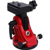 Jiawu Base di Telescopio per Sky Watcher, Star Adventurer Latitude (EQ) Base, Telescope Equatoriale Wedge con Filo da 3/8 Pollici, Regolazione di 90 Gradi, Accessori per Montaggio (rosso)