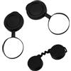 Cabilock Set di Copriobiettivi in Gomma per Binocolo 10x42, Tappi Protezione Lenti Resistenti e Facili da Montare, Accessori Compatti per Attività All'aperto e Uso Telescopio