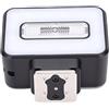 Camnoon Flash Fotocamera 2.500-6.500 K, 5 Livelli di Luminosità con Connessione Zoccolo per Videografia, Selfie e Registrazioni Video