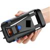 BINGNU Mini Body Camera, Body Cam, Clip posteriore del telefono 2D Scanner di codici a barre Lettore di codici a barre portatile Codice a matrice di dati Scanner QR 1D 2D Clip posteriore del telefono 2D Scan