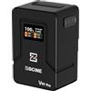 Tomvorks Batteria V Lock Ad Alta capacità con Interfacce Multiple per Fotocamera, Monitor, Smartphone per Professionisti (Nera)