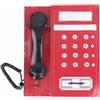 OKJHFD Modello di telefono retrò, simulazione modello di telefono vecchio stile squisito innovativo, modello di telefono in stile vintage per giochi di ruolo fotografici, oggetti di (Rojo)