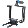 Fockety Gabbia per Fotocamera, Video Gabbia per Fotocamera Universale in Lega Di Alluminio C1 Con Maniglia Superiore, Kit Video per Con Ripersa Stabile Compatibile per