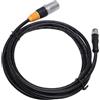Acouto Cavo Ethernet M12 RJ45 Cavo Adattatore Resistente all'acqua da RJ45 a M12 5P Maschio Schermato per Automazione Industriale 2 M/6,56 Piedi Efficace Miglioramento Ethernet Elettromagnetico (2m)
