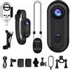 Generic Videocamera compatta per pollice, con registratore indossabile per avventura, risoluzione 4K, con supporto magnetico e struttura leggera, per sport, sci, escursionismo, vlogging subacqueo, streaming