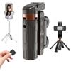 Vgpbphj Pocketflex Mini treppiede, Pocketflex Supporti remoti, Razunoth Mini JJ02, con interruttore a pulsante one-touch, rotazione flessibile a 360°, telecomando Bluetooth (nero)