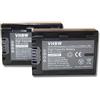 vhbw Set 2 Batterie VHBW 500mAh compatibile con Videocamera Fotocamera Sony DCR-SX30E, DCR-SX31, DCR-SX31E, DCR-SX50, DCR-SX50E, HDR-CX6(EK), HDR-CX11(E), HDR-CX105