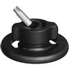 Qsvbeeqj Base per fotocamera per gli appassionati di fotografia Supporto per webcam portatile con rotazione a 360 gradi