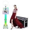 LyyyCaaa Photo Booth Selfie Machine compatibile con iPad Photobooth Logo personalizzato con luce RGB e supporto da pavimento per feste e festival (macchina per cabina fotografica)