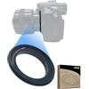 AMOPOFO Anello di retromarcia con obiettivo macro da 55 mm a m4/3 compatibile con Olympus E-P1 E-P2 E-P3 E-P5 E-PL1 E-PL2 E-PL3 E-PL5 E-PL6 E-PL7 E-PL8 e Micro fotocamera 4/3. con obiettivo filettato da 55 mm