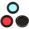 Sgerste 3pcs Astronomy Telescope color filtro per luna Mars Planet Nebula film migliorare il contrasto 3,2 cm/31.7 mm