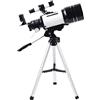 YangRy Telescope,Astronomical Refracting Telescope for Kids Beginners,Travel Telescope with Carry Bag,Includes Adjustable Aluminum Alloy Tripod good YangRy