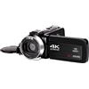 YFDGD Videocamera Digitale 4K UHD For Vlog 18X WIFI For Streaming Live HDMI Ruota Registratore LCD Touch Screen 48MP Scatta Nitida Fluida(16G SD Card,Standard)
