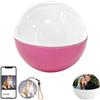 Generic Lettore video a sfera di cristallo da 2,7 pollici, sfera di memoria, lettore video digitale personalizzato con display digitale e battito cardiaco, video e foto caricabili tramite app mobile, per
