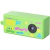 VBESTLIFE Piccolo Portachiavi per Fotocamera Digitale, Schermo da 0,96 Pollici Videocamera retrò 1080P con 5 Filtri Obiettivo Grandangolare da 130°, Foto da 12 MP per la Registrazione di (GREEN)