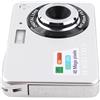 Plyisty Camera Digitale Compatta, Schermo da 2,7 Pollici Integrato nel Microfono 8x Zoom 20 Filtri Portatili Antisecoue Compatta per Vlogging (BLACK) (SILVER)