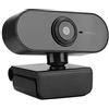 Zerodis Fotocamera per Computer HD USB 1080p con Microfono per Combinare Video Adattato All'insegnamento e Video Online ] (BLACK)
