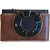 Beimus Mezza custodia in pelle alla moda con fodera morbida per fotocamere perfettamente per vlogger e fotografi borsa per fotocamera in pelle PU