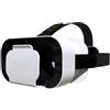 ReachMall VR Headset per iPhone e Android, lenti regolabili 4,7-6,5 pollici, occhiali 3D in ABS leggero bianco