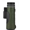 EKsma Telescopio monoculare con prisma ad alta potenza, monocolo compatto tascabile impermeabile con zoom HD 10X42 for adulti Birdwatching Viaggiare Escursionismo