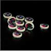 Artsim Prismi e caleidoscopi 50PCS 7.66mm Mini lenti ottiche biconvesse difettose lenti doppie prismatiche decorative fai da te Kit di ottica per aule di scienze
