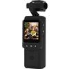 Akozon Videocamera Indossabile per Visione Notturna con Obiettivo Rotante a 360 Gradi 1080P HD per Viaggi in Bicicletta per Sport All'aria Aperta
