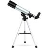 YangRy Astronomical Telescope, High-Definition High-Definition Star-Viewing Gift Light Student Refracting Telescope with Tripod Finder Star 90° Zenith Mirror good YangRy