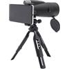 Alnemy Telescopio monoculare, cannocchiale monoculare per adulti con staffa,Treppiede estensibile impermeabile Zoom monoculare telescopio per birdwatching, caccia, escursionismo, conzer