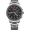 Victorinox Alliance - Orologio analogico da uomo, al quarzo, con cinturino in acciaio inossidabile, V241816, cinturino, Bracciale