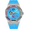 FORSINING Orologio da uomo con cielo stellato, design luminoso, orologio meccanico automatico a carica manuale, con fasi lunari, quadrante a diamante, impermeabile