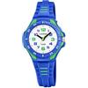 Calypso Orologio Analogico Bambino Bambina in Caucciù Blu - Movimento al Quarzo - Orologio Infantile - Vetro ad Alta Resistenza - Resistente all'Acqua 10 ATM K5757/4