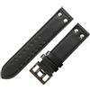 ROUHO Morbida Vera Pelle Cinturino Orologio Ricambio Cinturino, Doppia Fibbia ad Ardiglione per Hamilton Khaki Field H70595593 & H70655733