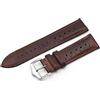 Generic YGUKOJ 18mm 20mm 22mm 24mm Genuine cuoio cinturino cinturino in pelle nera Black Brown Multi Colors Gestore da uomo di alta qualità Banda da uomo