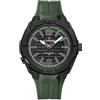 NAVIFORCE - Orologio da uomo al quarzo, stile sportivo, con lancette luminose, impermeabile 5ATM, con cinturino in silicone, orologio da polso alla moda per uomo, Verde, Classico