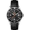 Ice-Watch - ICE steel Black forever - Orologio soldi da Uomocon Cinturino in silicone - 020360 (Small)