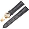 ROUREOX Cinturino da Orologio in Cuoio Autentico Rilascio Rapido Fermo in Metallo Inox e Banda di Ricambio per PATEK PHILIPPE 5146 5396 5271