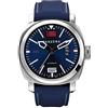 Panzera Aquamarine Atlantic Blue Fathom Automatico Acciaio Blu Diver Datario Silicone Orologio Uomo