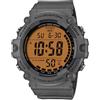Casio Orologio AE-1500WHC-8AVEF Digitale Sportivo Grigio Arancio