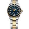 Victorinox Orologio Donna Maverick Small Ø 34 mm, Swiss Made, Quarzo Analogico, Impermeabile fino a 100 m, Bracciale Inox, Argento/Oro/Blu