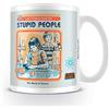 Steven Rhodes Tazza in ceramica, 11oz/315 ml, motivo: Let's Find A Cure For Stupid People