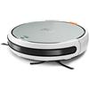BLACK+DECKER BXRV500E - Robot aspirapolvere 4 in 1. Aspira, spazza, spolvera e lava. 4 modalità di pulizia. Navigazione intelligente. Programmabile. Sistema a doppio filtro. Telecomando. Bianco