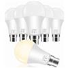 Caldarax Lampadina LED B22 12W, Equivalenti a 100W, Bianco Neutro 4000K, 1200LM, AC 175V-265V, Non Dimmerabile, Lampada a Risparmio Energetico A60, Lampadine Globo LED, set di 6
