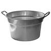 MACHIERALDO Pentolone Salse Basic, Argento, 40 cm x 40 cm x 21 cm, Senza Finitura, Pentola, Include Manici
