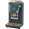 FABER COFFEE MACHINES | 3.0 PRO ESSENTIAL | Macchina Caffè ESE 44mm Compatta con, Tanica in Vetro, Portacialda Estraibile e Pressacialda Ottone Regolabile (British Green, OTTONE)