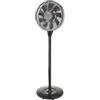 bimar VP458T Ventilatore a piantana slim.Silenzioso notte con telecomando Motore AC/DC Basso consumo,8 velocità,Timer 12h, Con display, Regolabile con due altezze,Diametro 40 cm. H1,30 9 pale. 25W