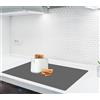 Ultibe Tappetino in silicone spesso 2 mm, 60 x 60 cm, tappetini in silicone per bancone della cucina, tappetino antiscivolo resistente al calore, grande tappetino da cucina, protezione impermeabile per piano